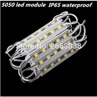 Module led 100pcs 5 LED Module 5050 SMD Waterproof IP65 DC12V light Lamp Module Warm White/white/blue/red/green Decorate XMAS