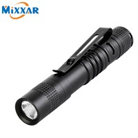 zk5 Mixxar Mini Flash Light CREE Q5 250 Lumens LED Flashlight Belt Clip Pocket Torch Portable Flash Torch Lamps Use AAA Battery