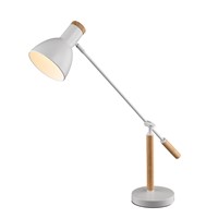 Nordic solid wood lamp simple modern bedroom bedside led eye protection desk desk lamp