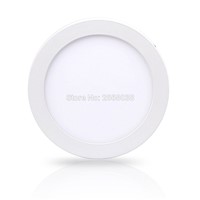 LED Panel Light 6W 12W 18W 24W AC85-265V Round Shape LED Surface mounted Ceiling Downlight with LED Driver and Mounting Screw