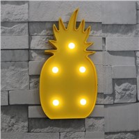 LumiParty Cute Flamingo Night Light LED Marquee Sign Letter Pineapple Cactus Lights Home Decor For Party Wedding Kids Room Gift