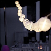 10 LEDs Bird Cage Solar Chinese Hanging Lantern String  Light Outdoor Garden Yard Lamp Light Wedding Party Curtain Decoration