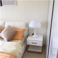 Modern Panthella Desk Lamp White Table Lamp Living Room Bedroom Bedside Light Panthella Table Lamp Dia 400mm*H 580mm