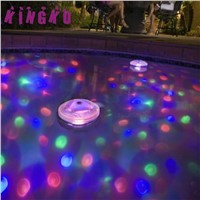 Kingko Underwater Light Floating Underwater LED Disco Light Glow Show Swimming Pool Hot Tub Spa Lamp L61220 drop ship