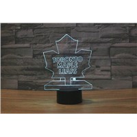 NHL Ice Hockey Toronto Maple Leafs LED Neon Light Sign home decor crafts 7colors changing Night Light Home Decoration