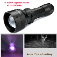 UniqueFire 4715S IR 850NM Night Vision Flashlight UF-1407 3 Modes Zoom Focus Infrared Light Night Vision Led Torch To Hunt