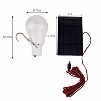 20W 150LM Portable Solar Power LED Bulb Solar Powered Light Charged Solar Energy Lamp Outdoor Lighting Camp Tent Hot Sale 2017