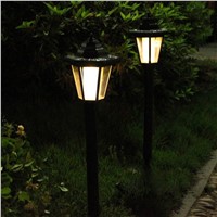 Automatic Sensor Waterproof Solar Power Lawn Lamps LED Spot Light Garden Path Landscape Decoration Lights Cold Light/Warm Light