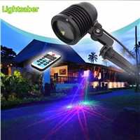 RGB 20 Big Patterns Laser Projector Outdoor Waterproof IP65 Laser Light Garden Christmas Landscape Xmas Tree Show Lighting