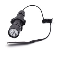 1 Mode 1000LM Tactical Flashlight T6 501B Hunting Torch lighting + Gun Mount +Remote switch