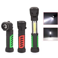 Fashion 2 in1 10W COB LED Stretchable Flashlight Torch Working Lamp Camping Light with Strong Magnet