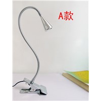 A1 Universal LED small desk lamp can bend dormitory work clip lamp eye protection desk lamp bedside lamp SD107