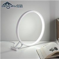 The office desk lamp magnifier iron bed bedroom office study circular LED lighting FG510