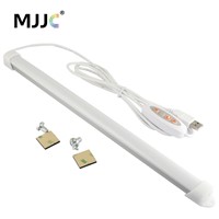 USB LED Light Bar 5V Rigid LED Strip for the Kitchen Dimmable Aluminum Light Bar for Under Cabinet Lighting Warm Cool  White