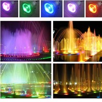 Remote Control 10w 12v Water Resistant RGB LED Underwater Light Lamp for Landscape Fountain Pond Lighting --M25