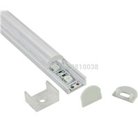 10Sets/Lot U Led aluminum profile or U Aluminium LED profile LED Channel profile for led strip 5630 for recessed wall lights