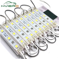 20pcs 5050 SMD 3LED Modules Waterproof IP65 DC 12V Light Green Red Blue Warm-White Sign Led Backlights For Channel Letters White
