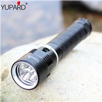 yupard 3*XM-L2 LED T6 LED high bright Waterproof Underwater diving diver white light Flashlight yellow light Torch Lamp