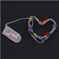 2m 20 LEDS Copper Wire Star String Lights LED Starry Fairy Lights LED Lamps For Christmas Wedding Party Decoration Hot Sale