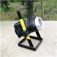 yupard Searchlight flood light spotlight zoom torch 18650 rechargeable battery XM-L T6 LED zoomable flashlight focus lantern