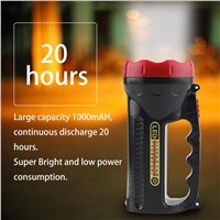 LED Flashlight Outdoor Camping Hiking Super Bright Charging Portable Light Torch Light Nine Lamp Head 1000mAH Top Sale