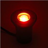 2017 High IP67 Waterproof 1W AC 12V LED Outdoor Ground Garden Path Floor Underground Buried Yard Lamp Spot Landscape Light
