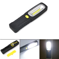 2017 New COB LED Magnetic Working Stand Hanging Swivel Hook Rotation Light Inspection Flashlight Rechargeable Lamp Torch