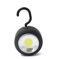 Round Portable COB LED Flashlight XPE Magnetic Round Torch With Hanging Hook Best for Camping Powered By 3PCS AAA