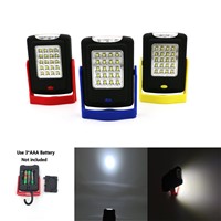 Coquimbo Portable 23 LEDs Camping Flashlight 360LM Working Light With Foldable Hook Magnet Used AAA Battery Powerful Torch Light