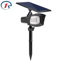 ZjRight 400lumen Outdoor Solar Lighting Patios Decks Pathways Stairways Security Solar Lamp LED Outdoor Garden lawn Spotlights