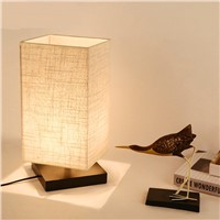 lamps 2017 new modern minimalist bedroom table lights bedside lamp new Creative Pastoral warm cloth table lamp