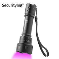 SecurityIng Night Vision LED Flashlight Torch Infrared IR 850nm 38mm Lens Zoomable LED Flash Light for Hunting Outdoor Sports