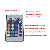 Remote Control 10w 12v Water Resistant RGB LED Underwater Light Lamp for Landscape Fountain Pond Lighting CLH