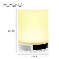 Mumeng Bluetooth Speaker Table Lamp Wireless Music Lamp 3W 12v Bedside Light Touch Dimmable Lighting Children room Night Light