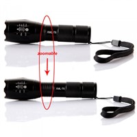 2017 New Self Defense Super Brightness Xml-t6 Led Flashlight 5 With Design 3800lm Outdoor Home Flash Light Zoomable Lamp