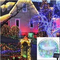 ZjRight 20 m 200 LED Solar String Lights Christmas Wedding Party Decoration Outdoor colorful  effect LED Light String