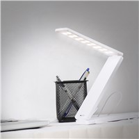 Folding USB Led desk lamp Eye-Protection Adjustable Rechargable Portable Flexible Mini Reading Study Book Table  Light for kids