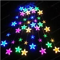 Hot selling Fairy Star LED Curtain String Lighting Wedding Party Romantic Decoration