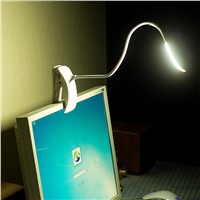 Horsten Fashion USB Rechargeable Touch Sensor LED Desk Table Lamp Light With Clip Adjustable Light Dimmable Student Reading Lamp