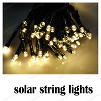 Leds Solar String Lights Outdoor for Christams Tree Garden Patio Lawn Gate Yard Lamp