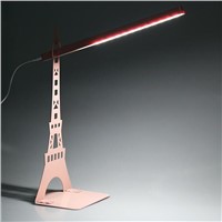 Flexible Modern Eiffel Tower Reading Lamp with Bookshelf Touch Dimmer USB Led Desk Lamp For Living Room Bedroom book Lights