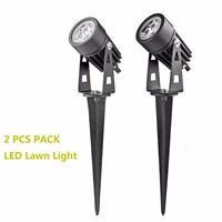 2PCS PACK 3W Waterproof Outdoor Lighting Spot Light LED Lawn Light LED Landscape Garden Lamps for LED Flood Emergency Light