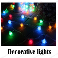 New Arrival 10 m 100 Leds Battery LED Wedding Rose String Lights for Holiday Decoration Supplies