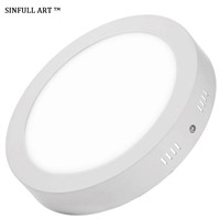 SINFULL 6W LED Panel Light bathroom kitchen Downlights ultra thin round Ceiling lights Surface Mounted AC85-265V indoor Fixtures
