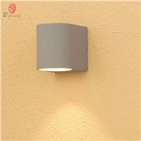 Outdoor Aluminum Wall Lamp 3W 6W LED Round&amp;amp;amp; Square IP65 Water Resistant Courtyard Garden Villas Hotel Wall Lights Dynasty Sconce