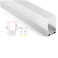 10 Sets/Lot Extruded LED aluminum profile Anodized Aluminium led profile LED aluminum Channel profile for ceiling pendant lights