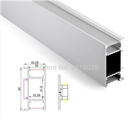 10 Sets/Lot LED aluminum profile Extruded Aluminium led profile LED aluminum Channel profile with internal driver for wall light
