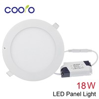 AC100-265V 18W LED panel light Open hole diameter 220mm Ultra thin LED ceiling light Round LED down light