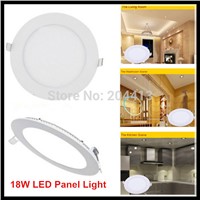 18W Round LED Recessed Ceiling Panel Lights Warm White Cool White 3000K 4000K 6000K Downlight LED Spot Lighting