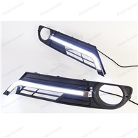 car styling For BMW LED DRL Waterproof Fog Head Lamp Daytime Driving Running Light Daylight
